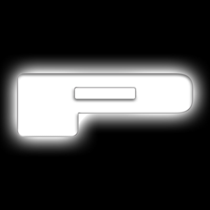 ORACLE Lighting Universal Illuminated LED Letter Badges - Matte Wht Surface Finish - P Light Accessories and Wiring ORACLE Lighting