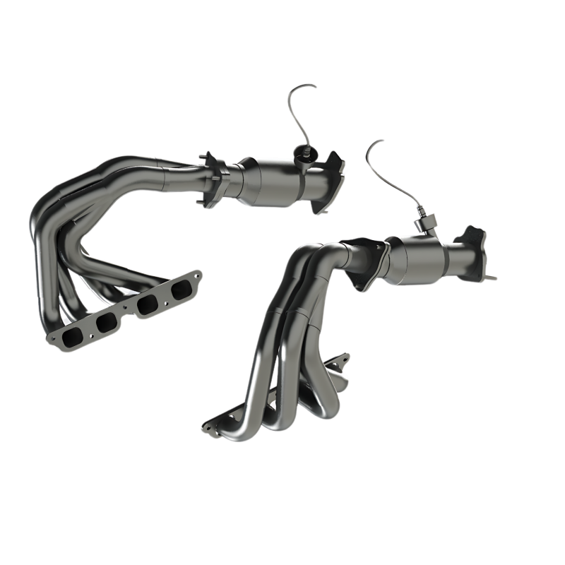 Kooks 22+ Chevrolet C8 Corvette Z06 LT6 1-7/8in. x 2in. SS Tri-Y Headers w/ GREEN Cats Headers & Manifolds Kooks Headers