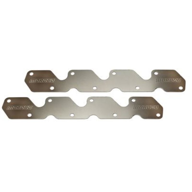 Moroso CFE SBX 4.5in Bore Space Heads Exhaust Block Off Storage Plate - Pair Block Off Plates Moroso