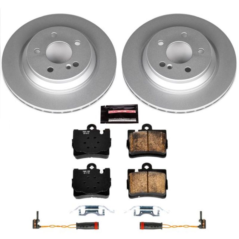 Power Stop 00-02 Mercedes-Benz S430 Rear Z23 Evolution Sport Coated Brake Kit Brake Kits - Performance D&S PowerStop