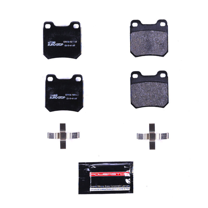 Power Stop 97-98 Saab 900 Euro-Stop ECE-R90 Rear Brake Pads Brake Pads - OE PowerStop