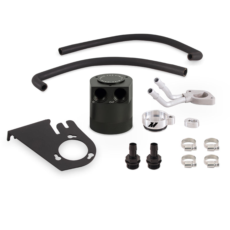 Mishimoto 11-16 Ford 6.7L Powerstroke Baffled Oil Catch Can Kit Oil Catch Cans Mishimoto
