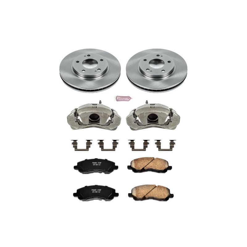 Power Stop 01-05 Chrysler Sebring Front Autospecialty Brake Kit w/Calipers Brake Kits - OE PowerStop