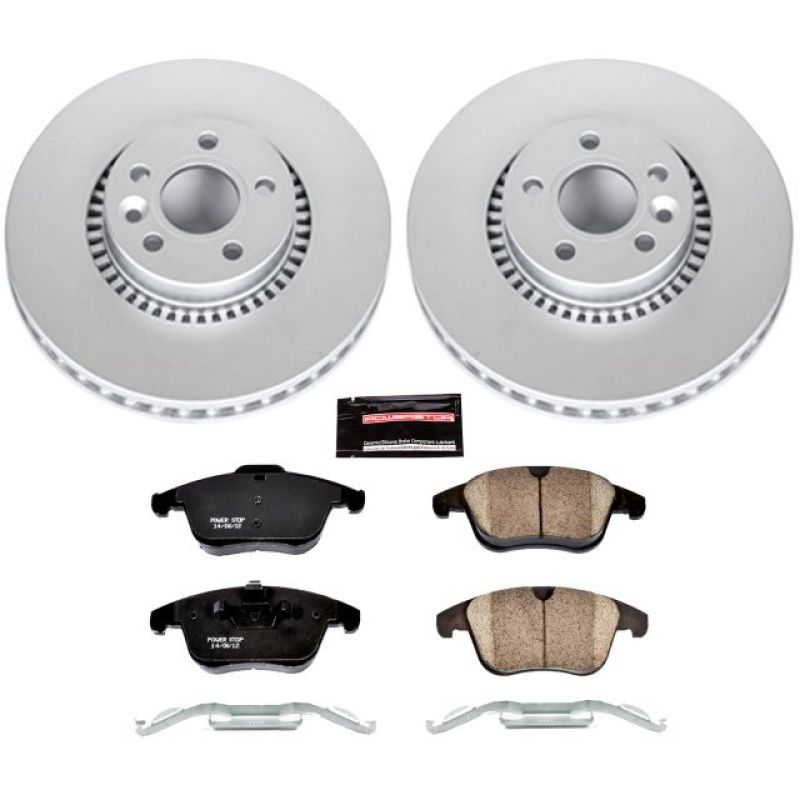 Power Stop 08-15 Land Rover LR2 Front Z23 Evolution Sport Coated Brake Kit Brake Kits - Performance D&S PowerStop