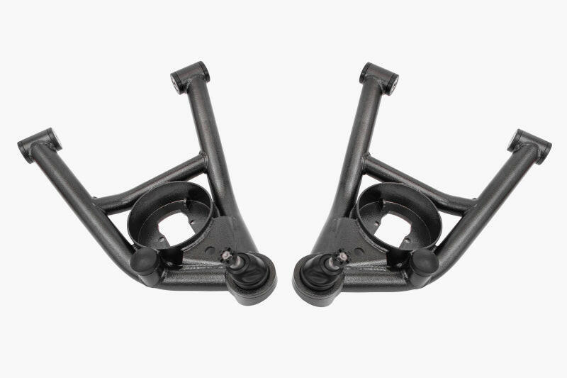 BMR 64-72 A-Body Non-Adj Lower A-Arms - Black Hammertone Control Arms BMR Suspension