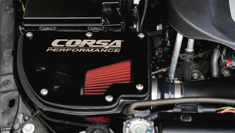 Corsa 2012-2018 Jeep Wrangler JK 3.6L V6 Cold Air Intake with DryTech Filter Cold Air Intakes CORSA Performance