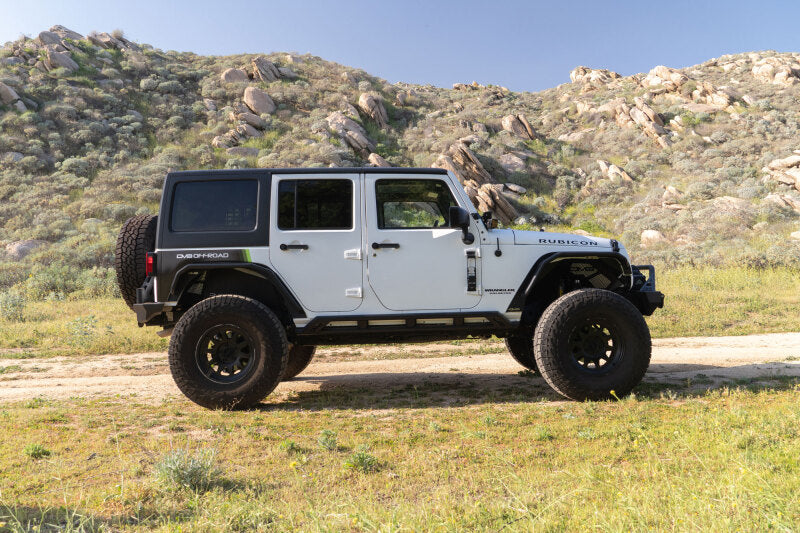 DV8 Offroad 2007-2018 Jeep Wrangler JK 4-Door Rock Sliders Body Armor & Rock Rails DV8 Offroad