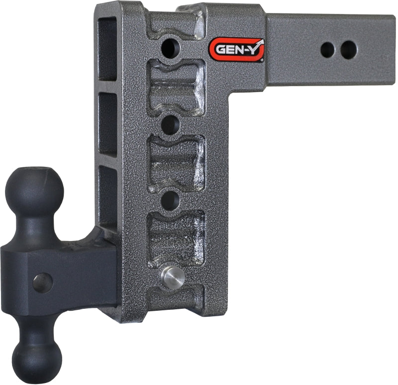 Gen-Y Mega Duty 3in Shank 9in Drop 3.5K TW 32K Hitch w/GH-0161 Dual-Ball Hitch Receivers GEN-Y Hitch
