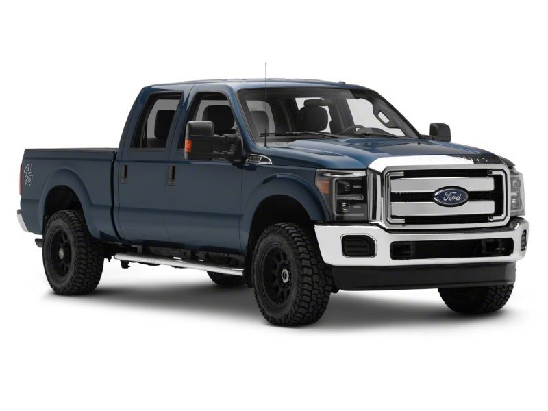 Raxiom 11-16 Ford F-250 Super Duty LED Projector Headlights - Black Housing (Clear Lens) Headlights Raxiom