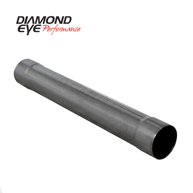 Diamond Eye MFLR RPLCMENT PIPE 4in 30in LENGTH SS MR400-SS Muffler Delete Pipes Diamond Eye Performance