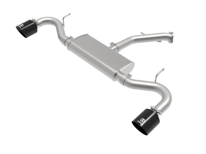 aFe Takeda Series 2.5in 409 SS Axle-Back Exhaust 18-20 Hyundai Elantra GT L4-1.6L(t) w/ Black Tips Axle Back aFe