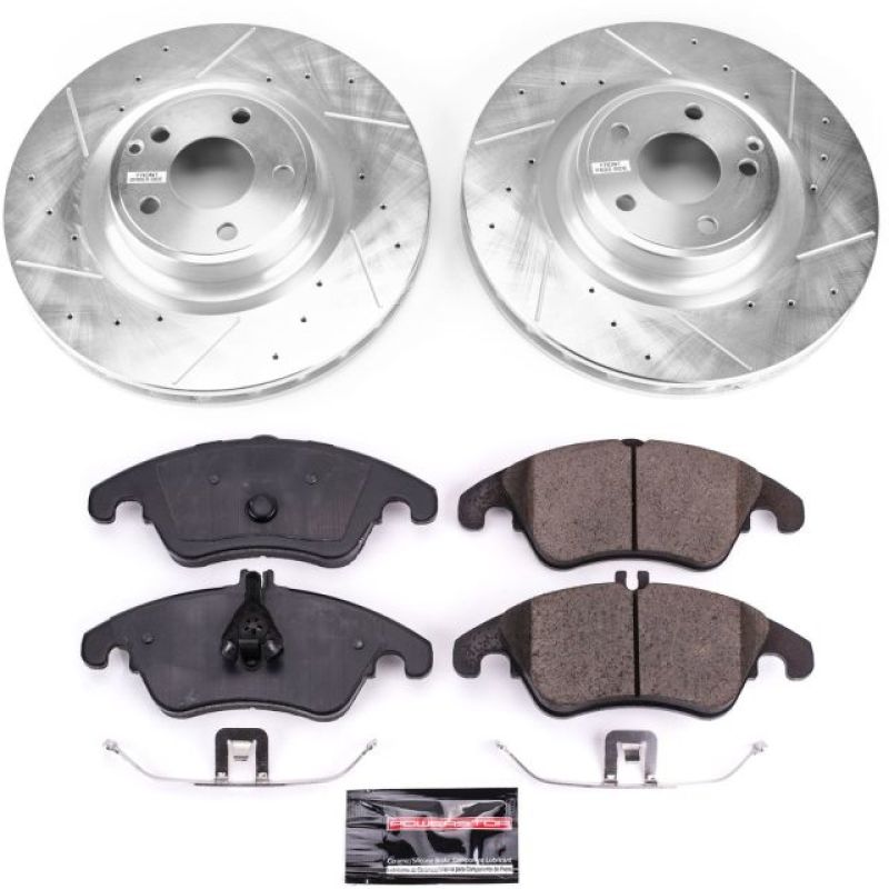Power Stop 17-18 Mercedes-Benz SLC300 Front Z23 Evolution Sport Brake Kit Brake Kits - Performance D&S PowerStop