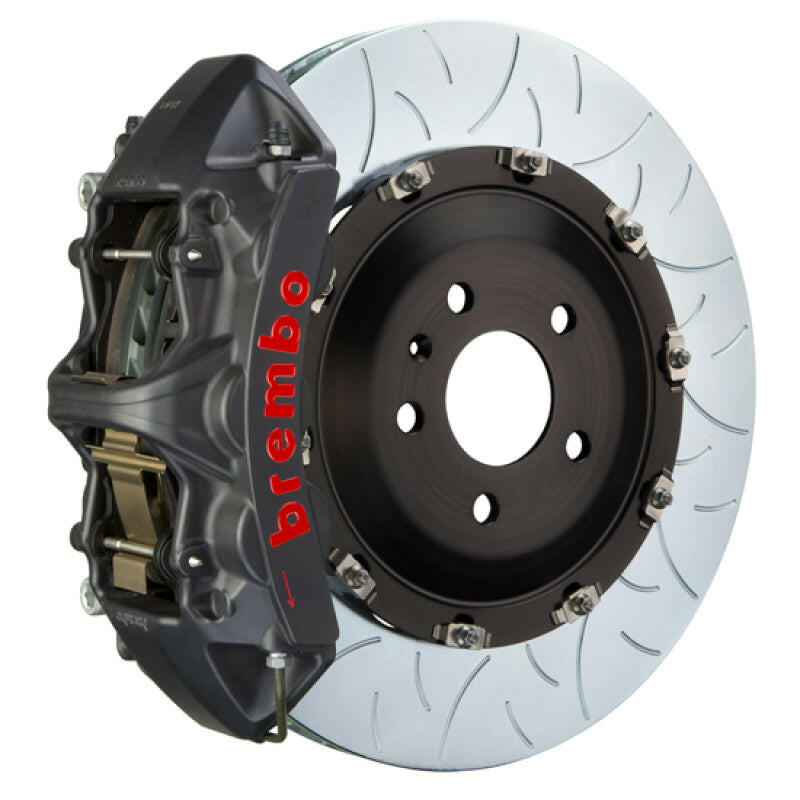 Brembo 16-21 Land Cruiser Front GTS BBK 6 Piston Cast 405x34 2pc Rotor Slotted Type3-Black HA Brake Kits - Performance Slot Brembo