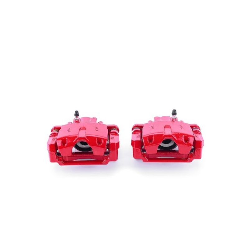 Power Stop 04-09 Cadillac SRX Rear Red Calipers w/Brackets - Pair Brake Calipers - Perf PowerStop
