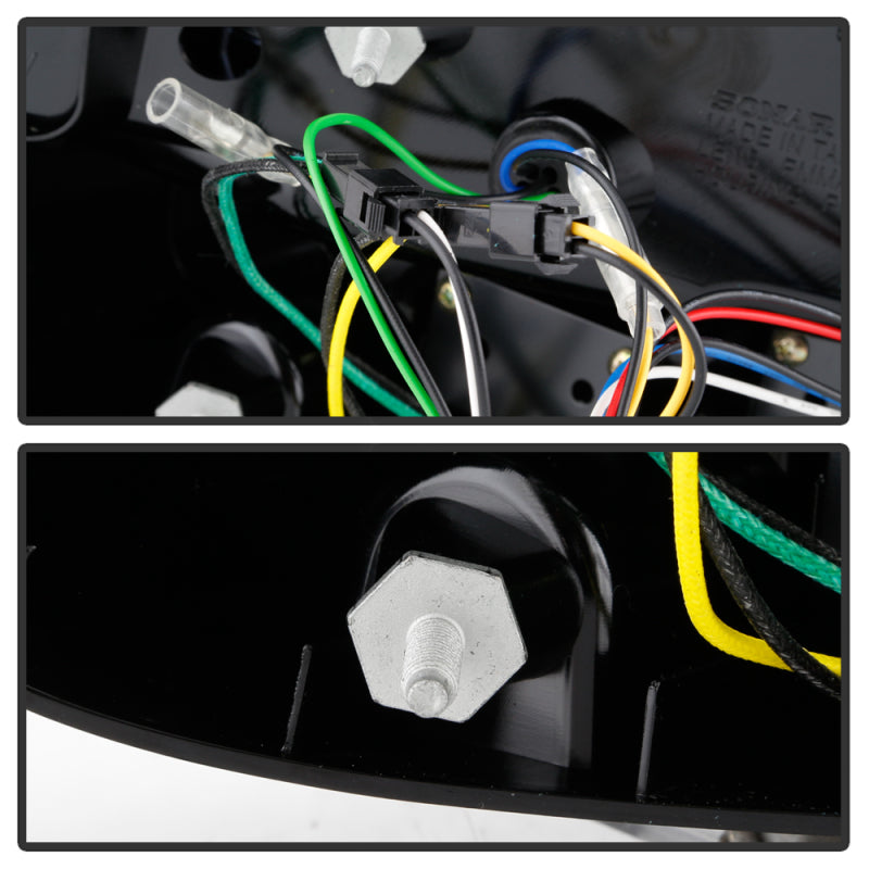 Spyder Porsche 987 Cayman 06-08 / Boxster 09-12 LED Tail Lights - Sequential Signal - Black Tail Lights SPYDER