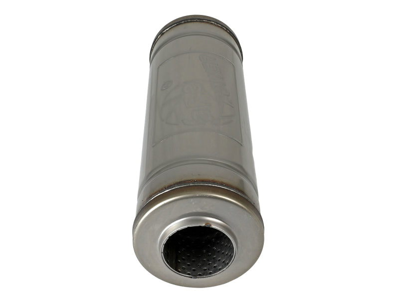 aFe MACH Force-Xp Muffler 2-1/2 IN ID Center/Center x 9 IN Dia. x 14 IN L - Round Body Muffler aFe