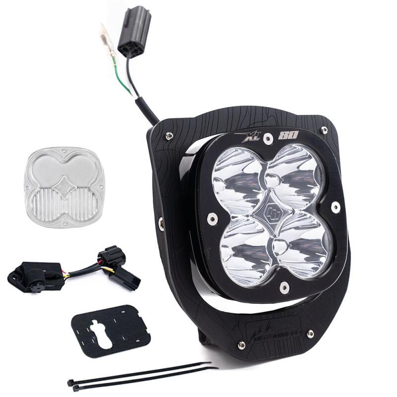 Baja Designs 2024 Husqvarna FE350S/FE350W/FE450 XL80 (D/C) Headlight Kit w/ Dimmer Light Bars & Cubes Baja Designs