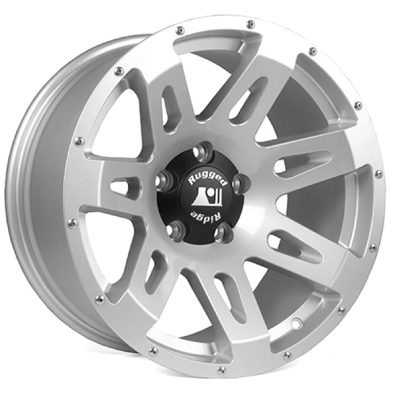 Rugged Ridge XHD Wheel Silver 18x9 07-18 Jeep Wrangler JK Wheels - Steel Rugged Ridge