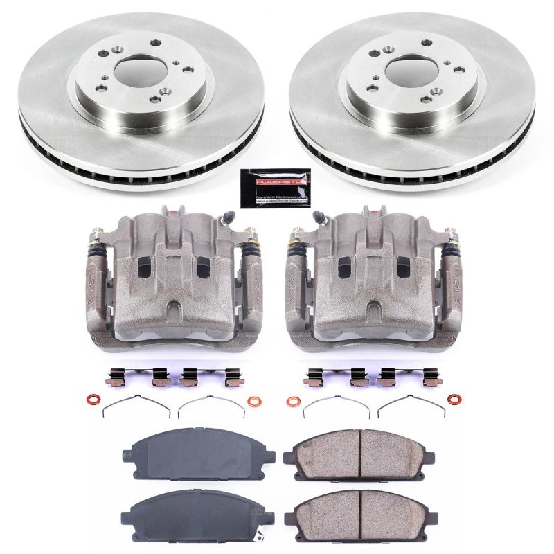 Power Stop 03-06 Acura MDX Front Autospecialty Brake Kit w/Calipers Brake Kits - OE PowerStop