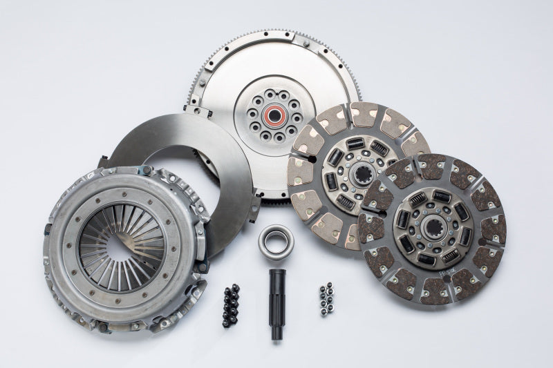 South Bend Clutch 04-07 Ford 6.0L ZF-6 Street Dual Organic Disc Clutch Kit Clutch Kits - Multi South Bend Clutch
