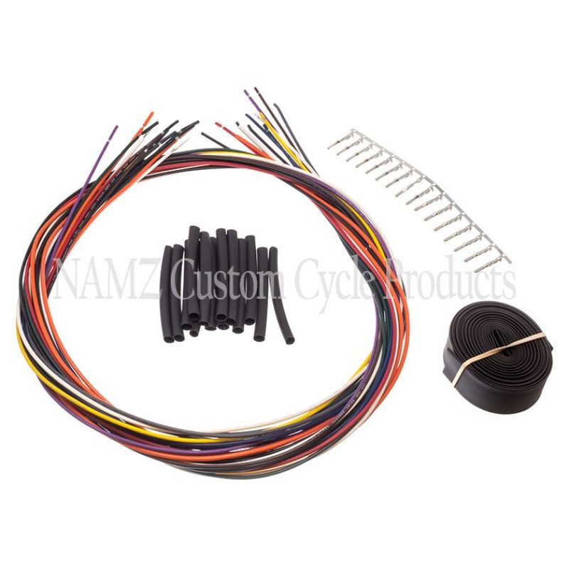 NAMZ 82-95 NON-Bagger Models Handlebar Switch Wire Extensions 48in. (Cut & Solder Applications) Wiring Harnesses NAMZ