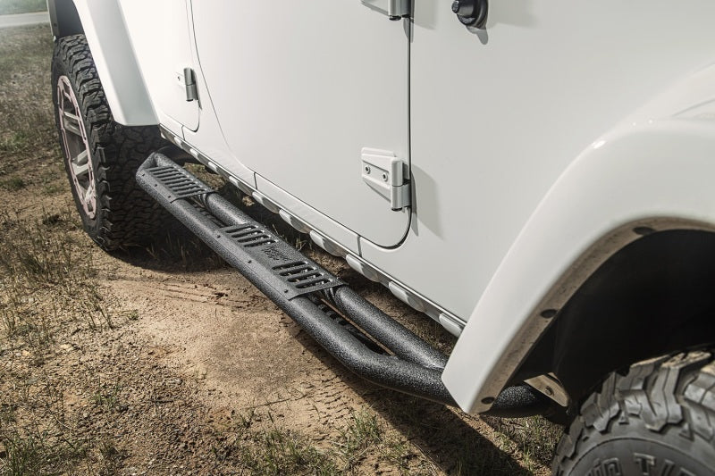 Rugged Ridge RRC Side Armor Guard Plates 07-18 Jeep Wrangler JKU Body Armor & Rock Rails Rugged Ridge