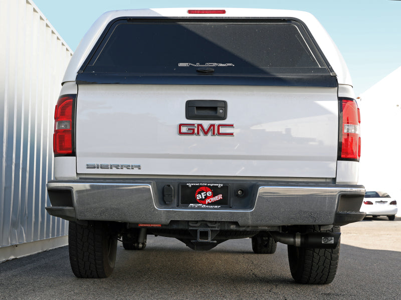 aFe Apollo GT Series Cat-Back Exhaust System GM Trucks 09-18 V6-4.3L/V8-4.8/5.3L- Black Tip Catback aFe
