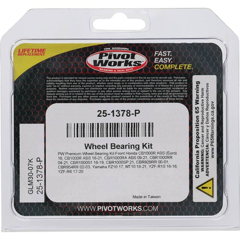 Pivot Works Premium Wheel Bearing Wheel Bearings Pivot Works