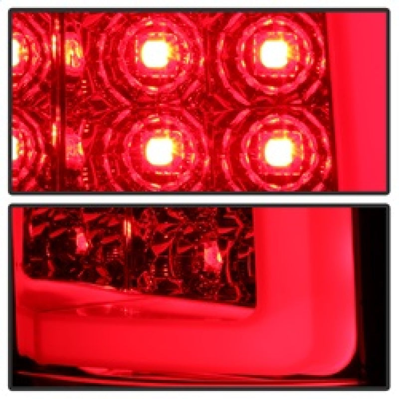 Spyder 07-13 Silverado (Will Not Work w/2010 921 Bulb) V3 Tail Lights Rd/Clr ALT-YD-CS07V3-LBLED-RC Tail Lights SPYDER