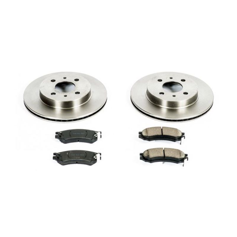 Power Stop 91-92 Saturn SC Front Autospecialty Brake Kit Brake Kits - OE PowerStop