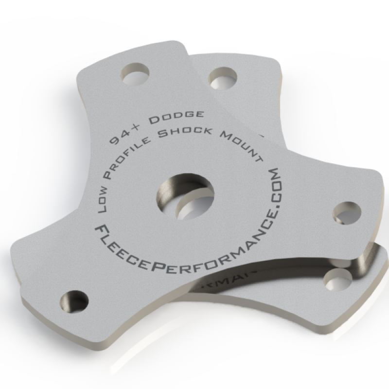 Fleece Performance 2500 and 3500 Low Profile Shock Mounts Shock Mounts & Camber Plates Fleece Performance