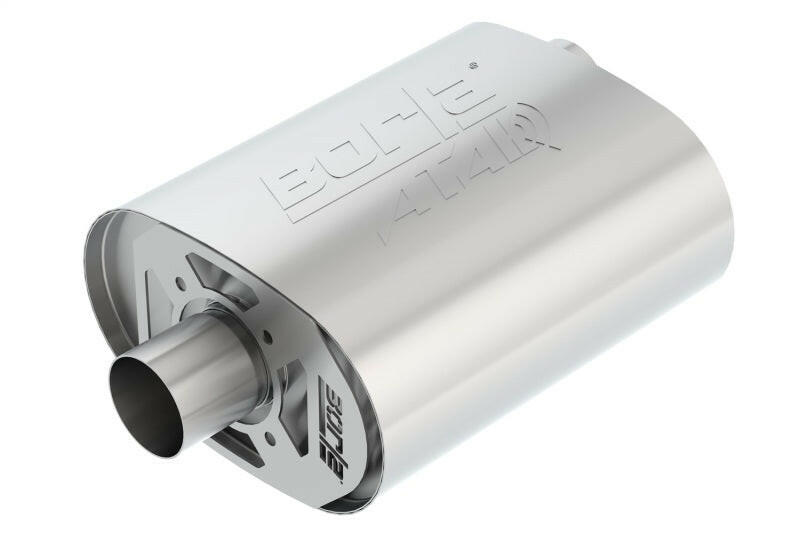 Borla CrateMuffler Ford 5.0L Coyote ATAK 2.5in Offset/Center 12in x 6in x 10.34in Muffler Muffler Borla