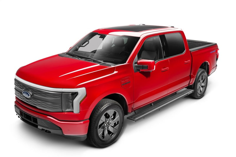 N-Fab Growler Fleet 15-19 Ford F-150 / 17-19 F-250/F-350 Crew Cab - Cab Length - Tex. Black Running Boards N-Fab