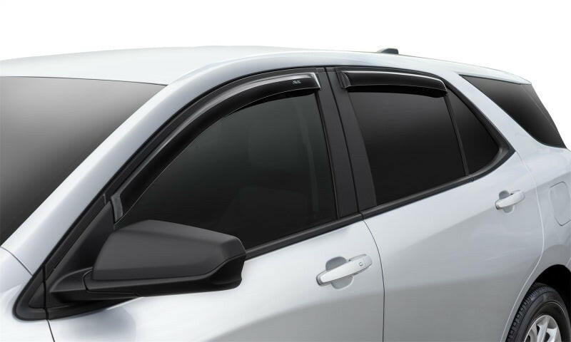 AVS 01-07 Toyota Highlander Ventvisor In-Channel Front & Rear Window Deflectors 4pc - Smoke Wind Deflectors AVS