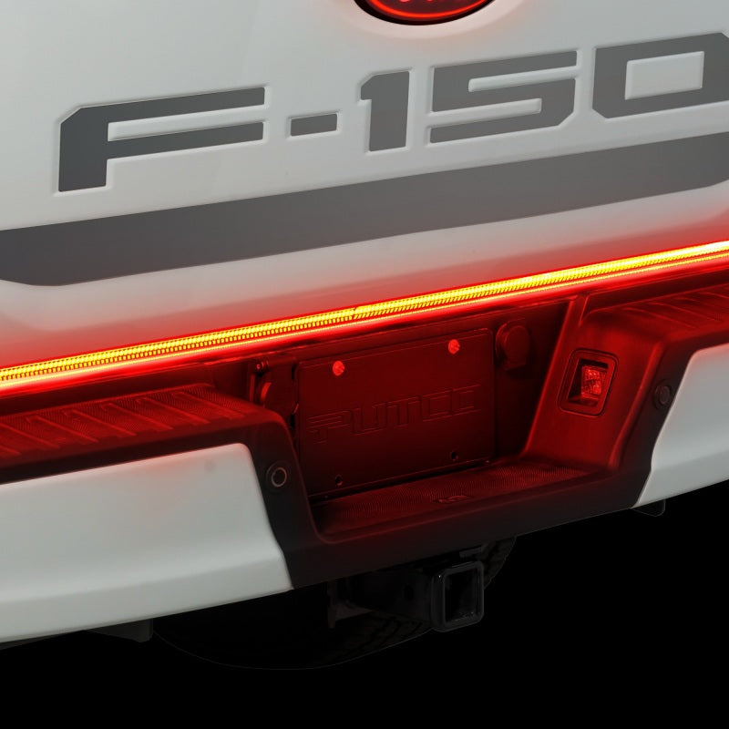 Putco 21-22 Ford F-150 60in Red Light Blade Direct Fit Kit Red / White Light Tailgate Bar Putco