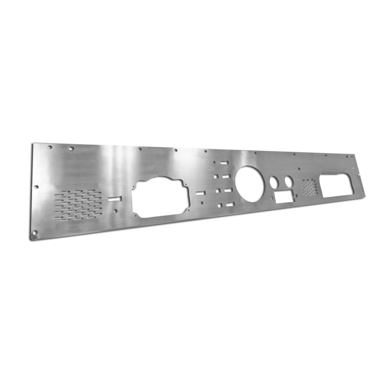 Rugged Ridge 76-86 Jeep CJ Stainless Steel Dash Panel w/ Gauge / Radio / Speaker Cut-Outs Dash & Interior Trim Rugged Ridge