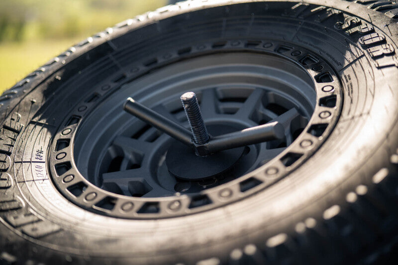 DV8 Offroad 2020+ Jeep Gladiator JT Adjustable In-Bed Tire Carrier Chase Racks DV8 Offroad