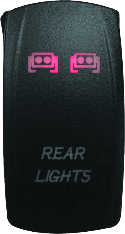DragonFire Racing Lighted Switch Rear Light On/Off Red Relays DragonFire Racing