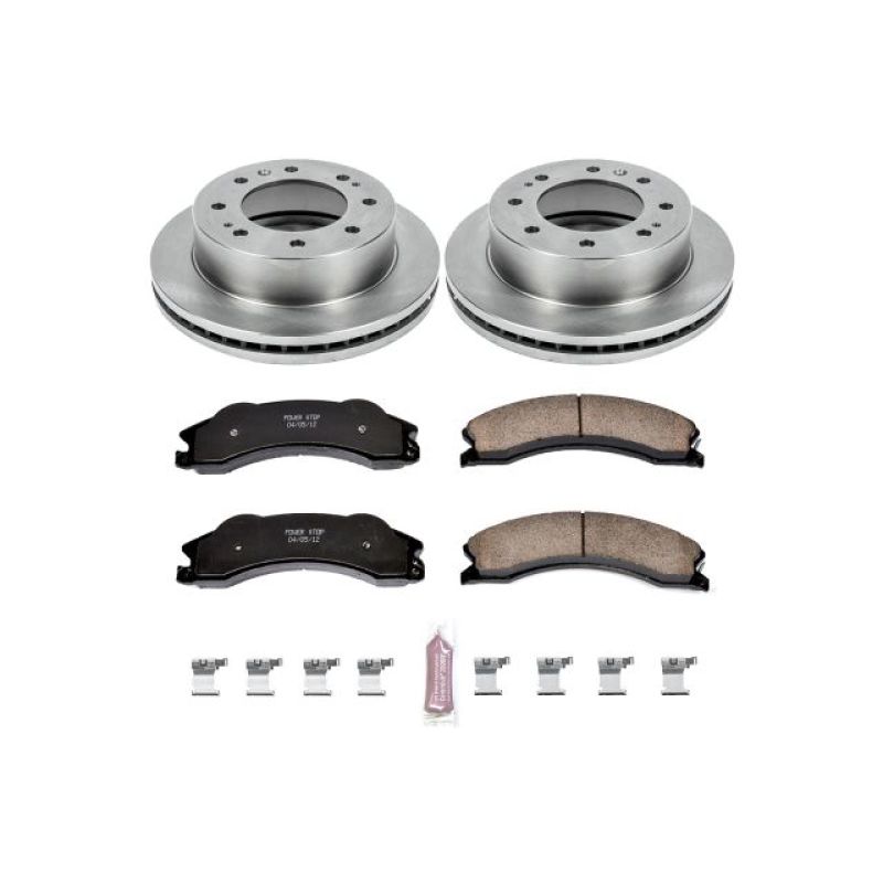 Power Stop 2011 GMC Sierra 3500 HD Front Autospecialty Brake Kit Brake Rotors - OE PowerStop