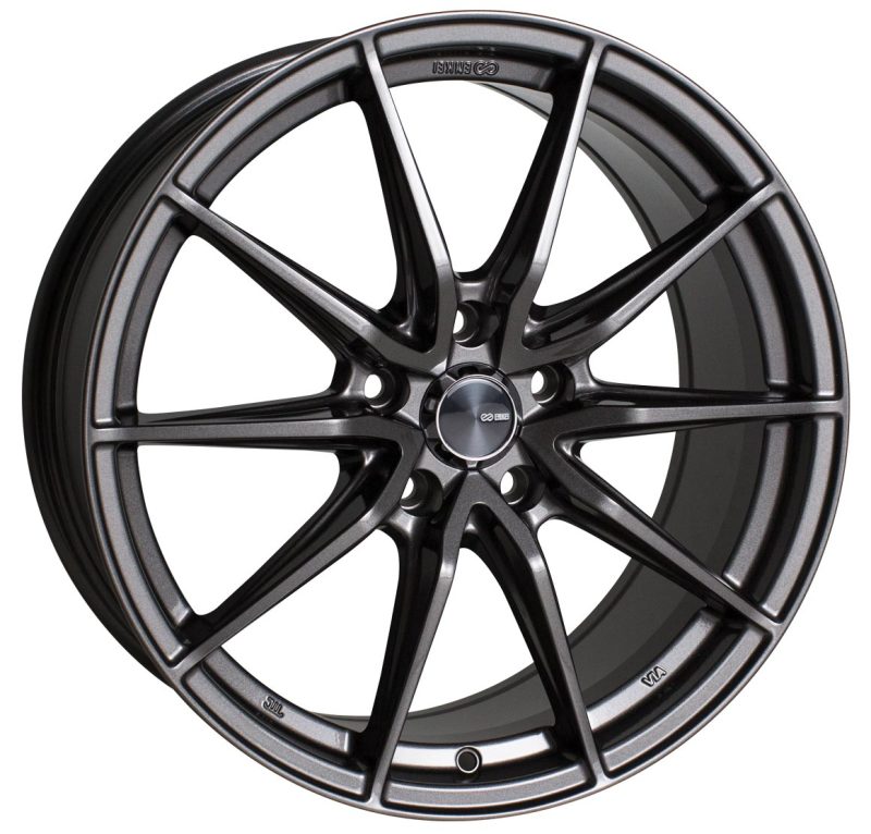 Enkei DRACO 18x8.0 5x120 35mm Offset 72.6mm Bore Anthracite Wheel Wheels - Cast Enkei