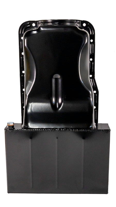 Moroso Ford 351W (w/Front Sump) Kicked Out Wet Sump 7qt 8in Steel Oil Pan Oil Pans Moroso