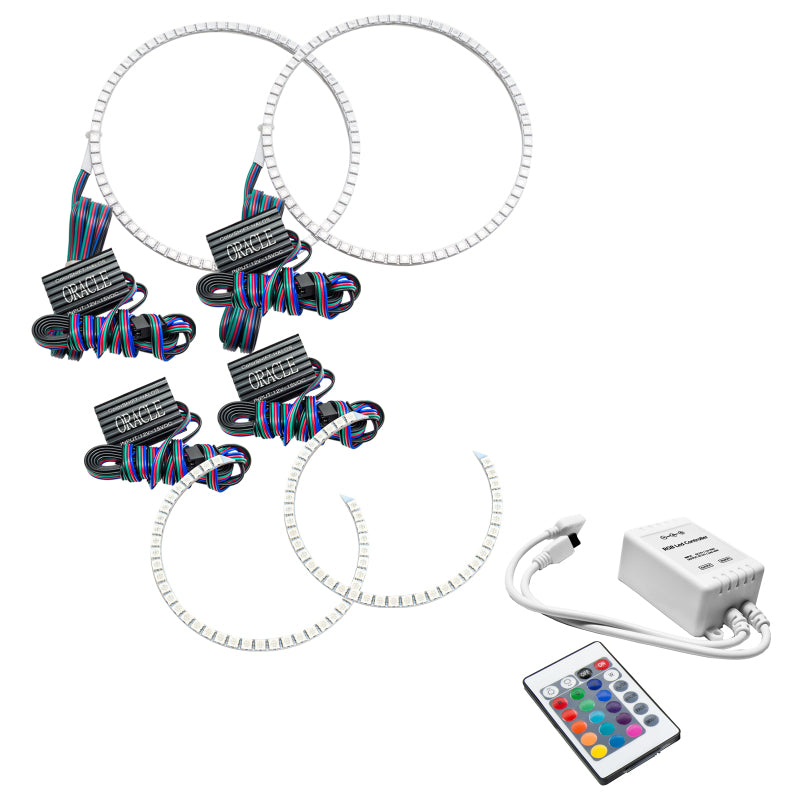 Oracle Dodge Durango 11-13 Halo Kit - ColorSHIFT w/ Simple Controller Headlights ORACLE Lighting