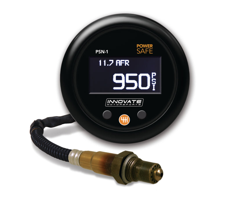 Innovate PSN-1 PowerSafe Nitrous Bottle Pressure / Wideband O2 Gauge Kit Gauges Innovate Motorsports