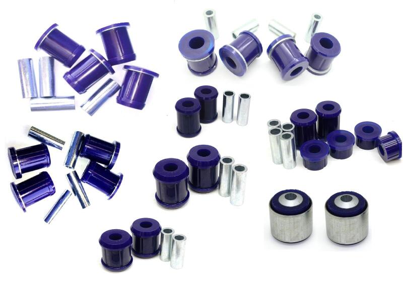 SuperPro 2001-2003 Mitsubishi Montero Limited Front and Rear Vehicle Enhancement Bushing Kit Bushings - Full Vehicle Kits Superpro
