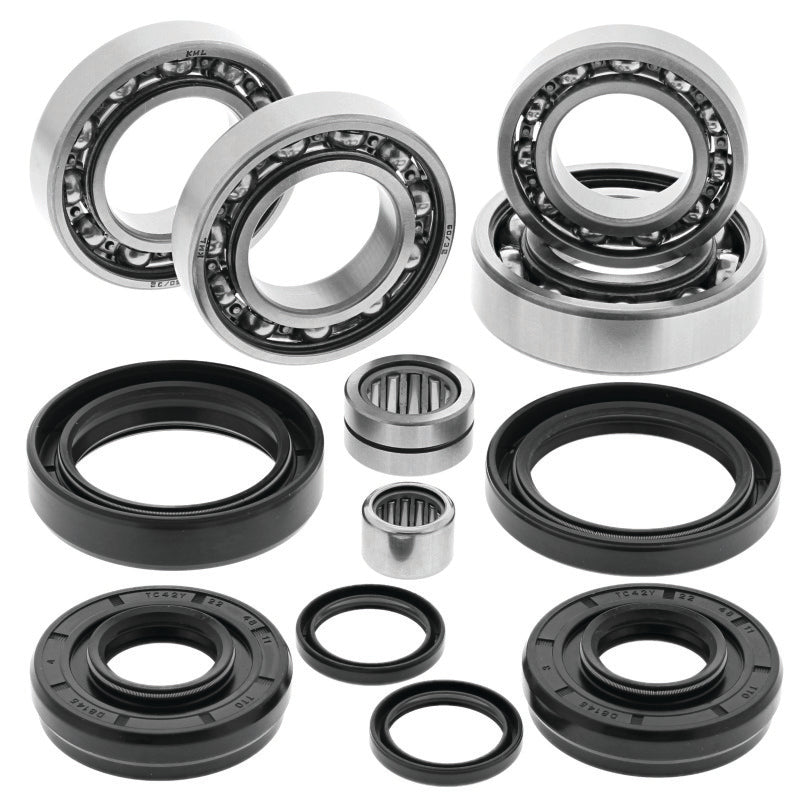 QuadBoss 09-14 Honda TRX420FA/FPA FourTrax Rancher 4x4 AT IRS/PS Front Diff Bearing & Seal Kit Bearings QuadBoss