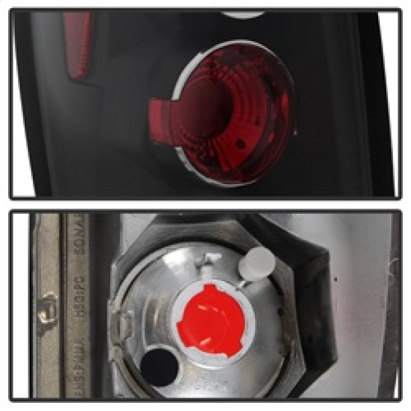 Spyder Chevy Avalanche 02-06 Euro Style Tail Lights Black ALT-YD-CAV04-BK Tail Lights SPYDER