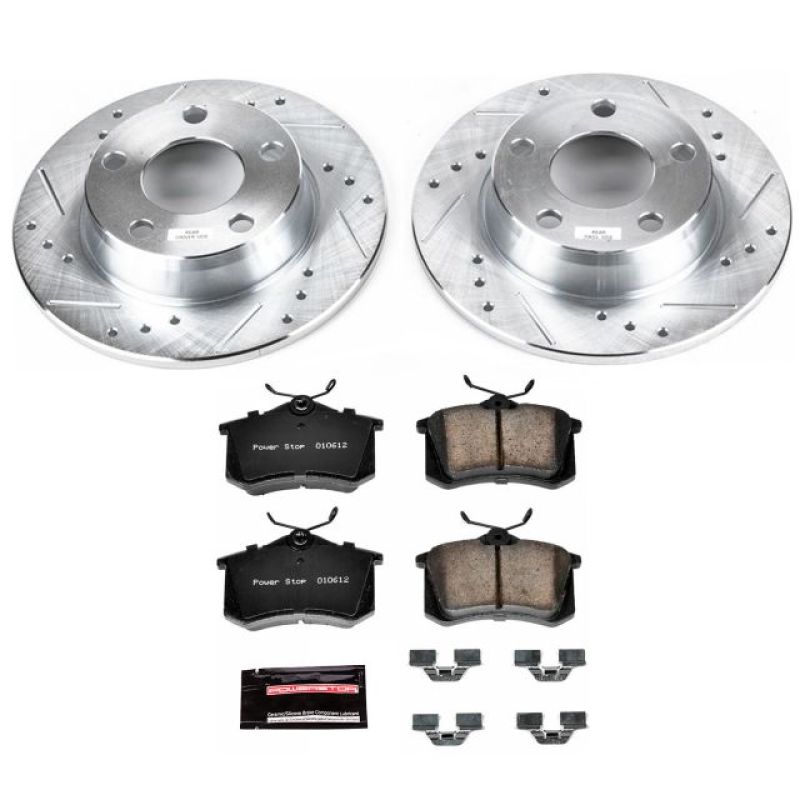 Power Stop 01-05 Audi Allroad Quattro Rear Z23 Evolution Sport Brake Kit Brake Kits - Performance D&S PowerStop
