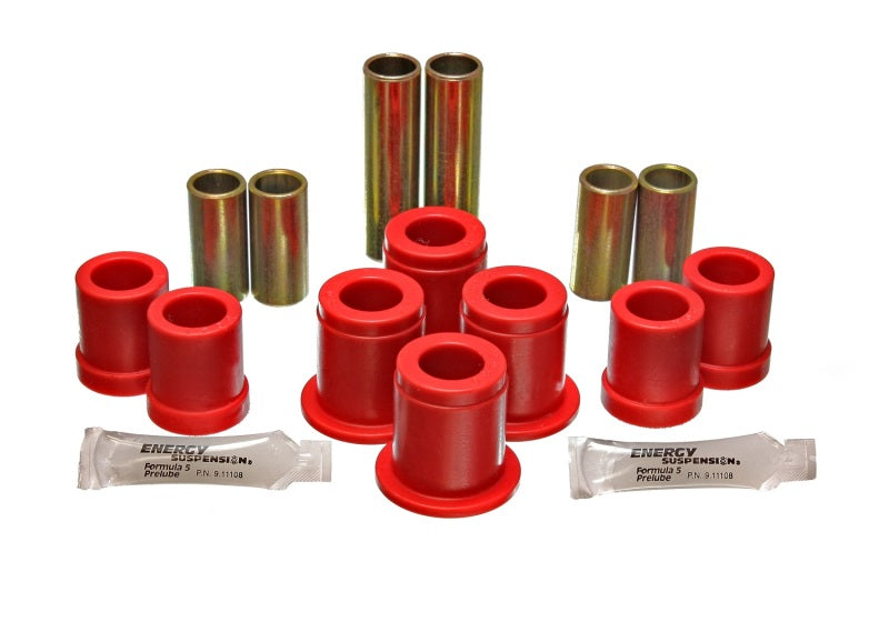Energy Suspension 1980-86 Nissan 720 Truck 2WD/4WD Red Front Control Arm Bushing Set Bushing Kits Energy Suspension
