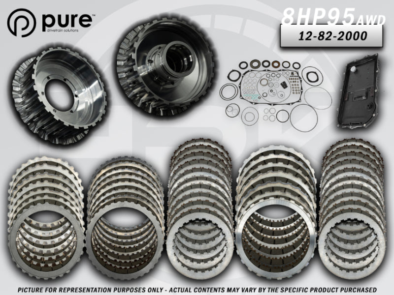 Pure Drivetrain 8HP95 High Performance Transmission Hard Parts Kit - AWD - Stage 2 Transmission Rebuild Kits Pure Drivetrain Solutions