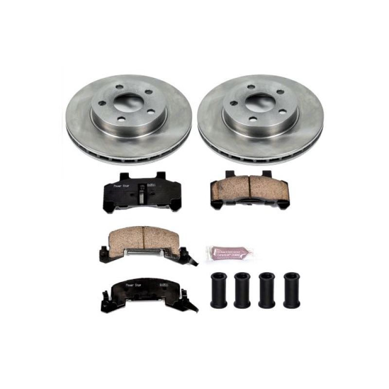 Power Stop 85-89 Buick Skyhawk Front Autospecialty Brake Kit Brake Kits - OE PowerStop